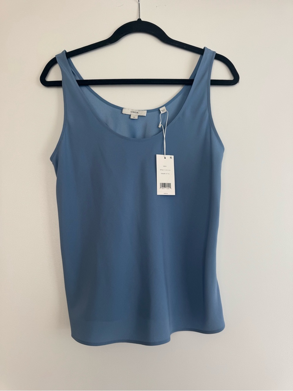 NWT Vince Dusty Blue Scoop Neck Tank